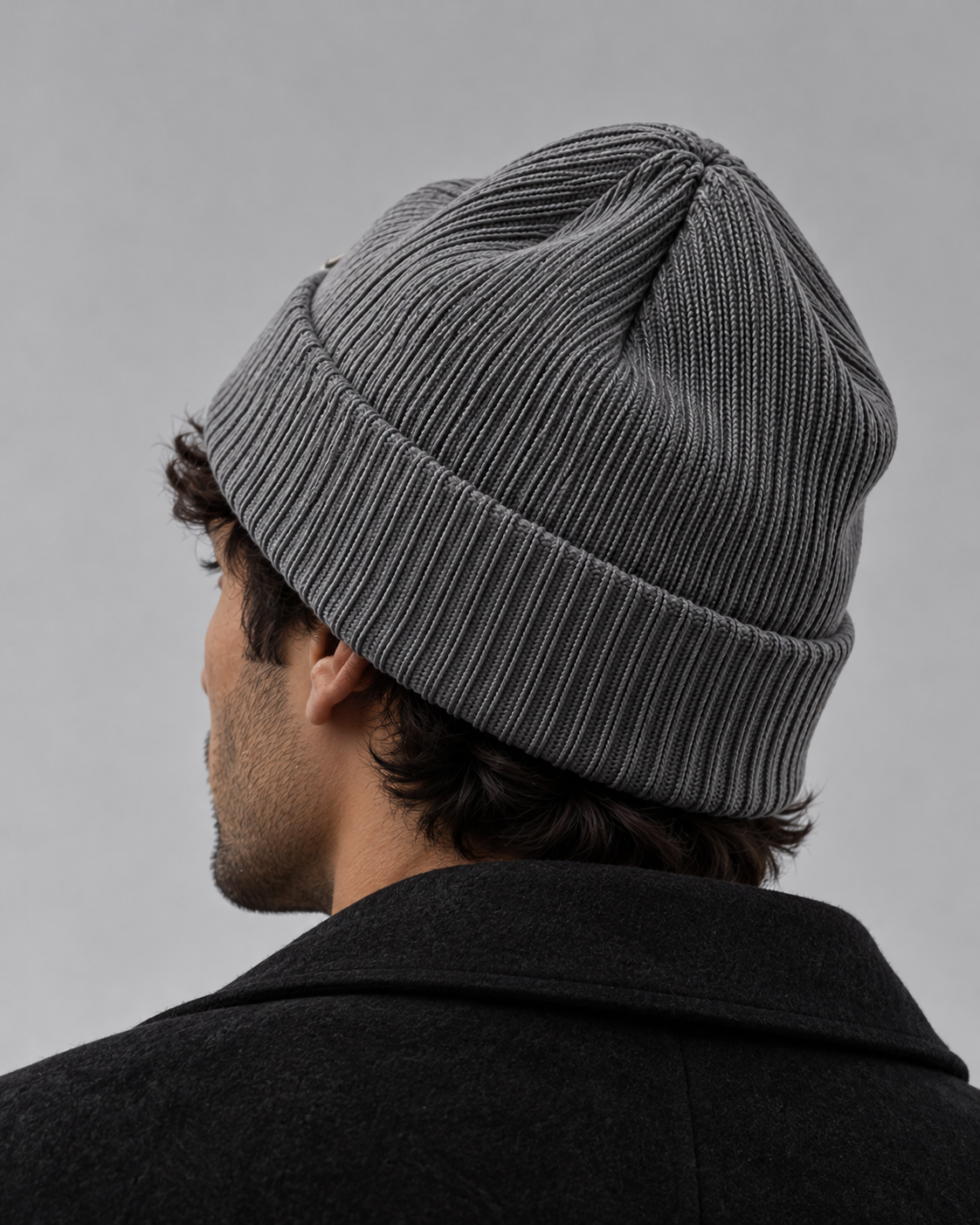 Montclarent Charcoal Grey Knit Beanie