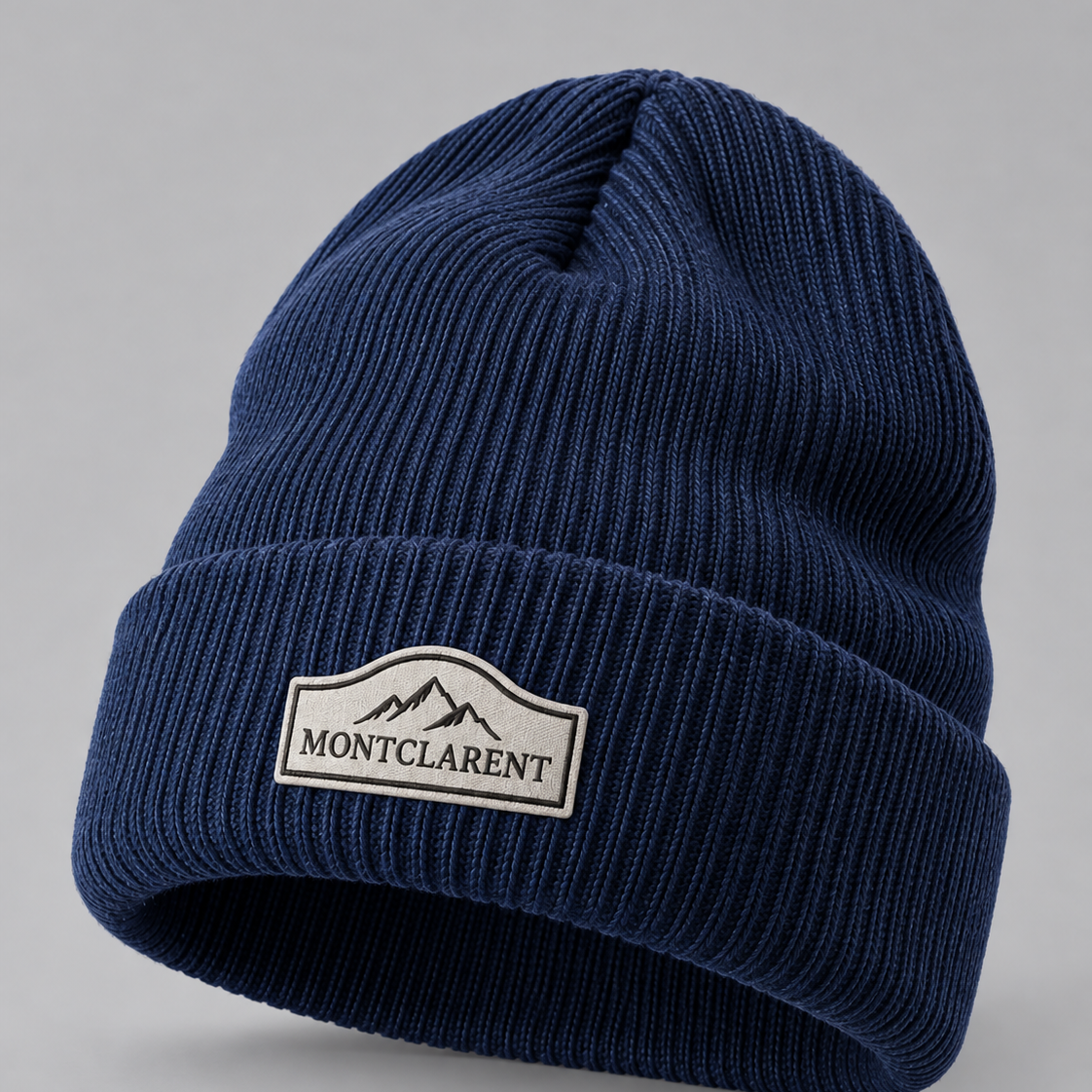 Montclarent Navy Blue Knit Beanie